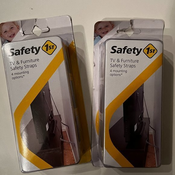 Safety First Other - Furniture and Television Safety Straps‎ (Set of 2) (NEW)